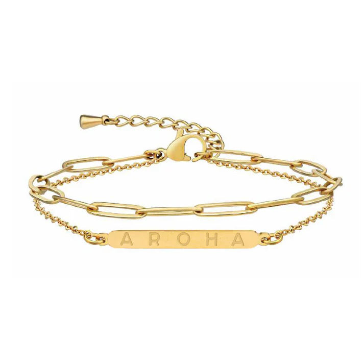 Aroha Double Chain Bracelet - Isla-Maree