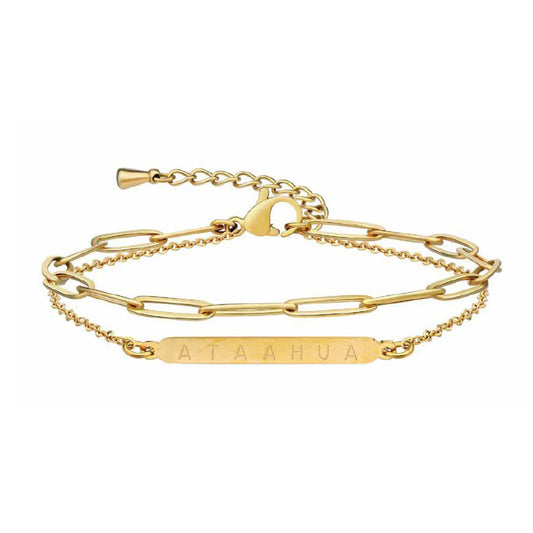 Ataahua Double Chain Bracelet - Isla-Maree