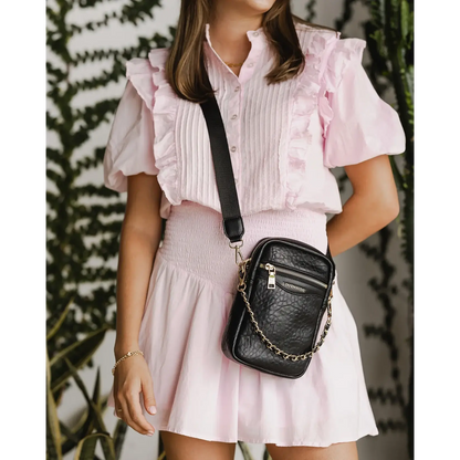Louenhide Frankie Phone Crossbody Bag - Black