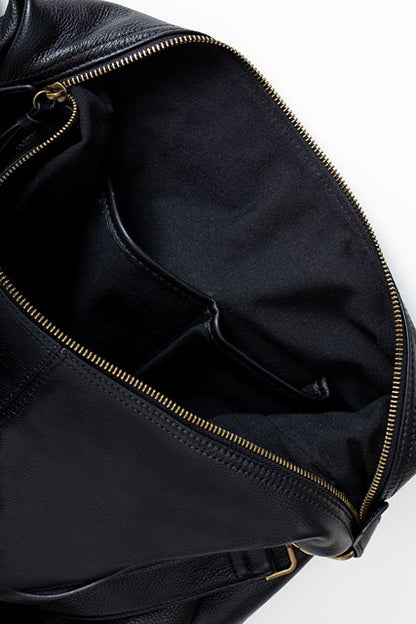 Antler Harley Leather Bag - Black