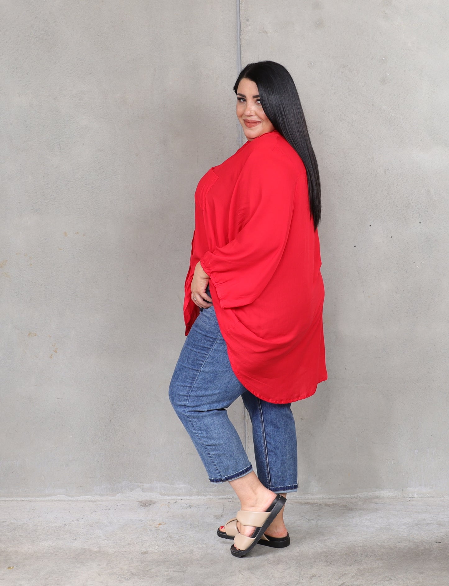 Haven Shirt - Cherry