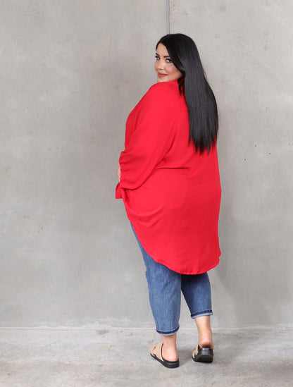 Haven Shirt - Cherry