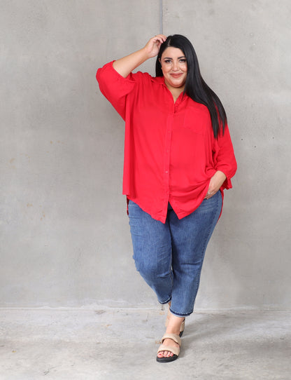 Haven Shirt - Cherry