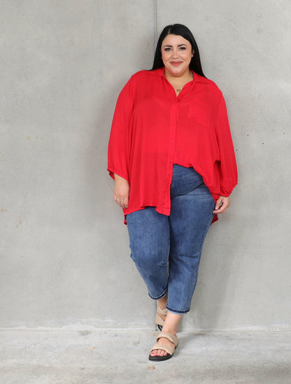 Haven Shirt - Cherry