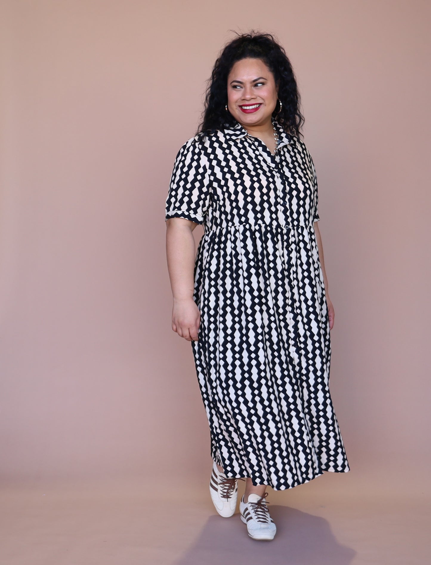 Valerie Dress - Black Diamonds