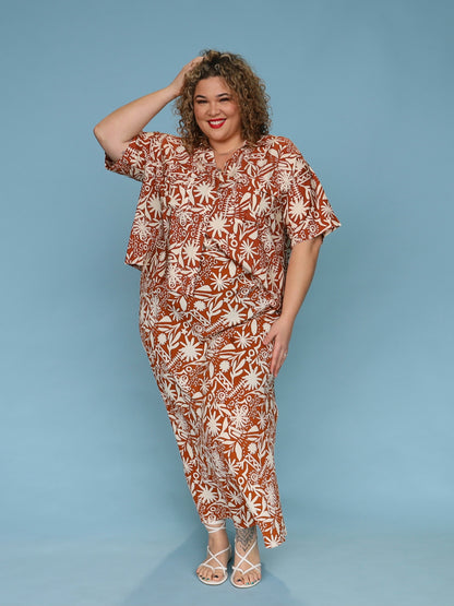 Jessica Bias Skirt - Beach Vacay Tan