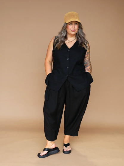 Longline Vest - Midnight