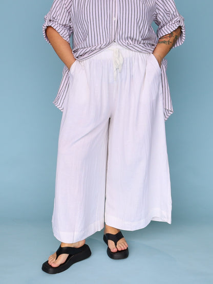 St Tropez Pant - White