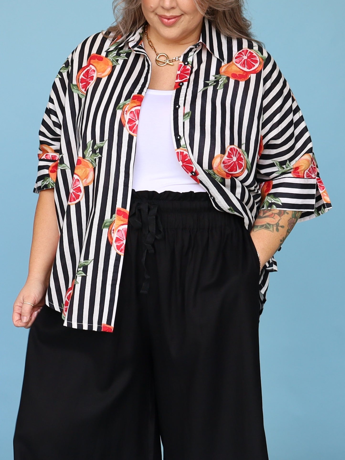 St Tropez Shirt - Blood Orange