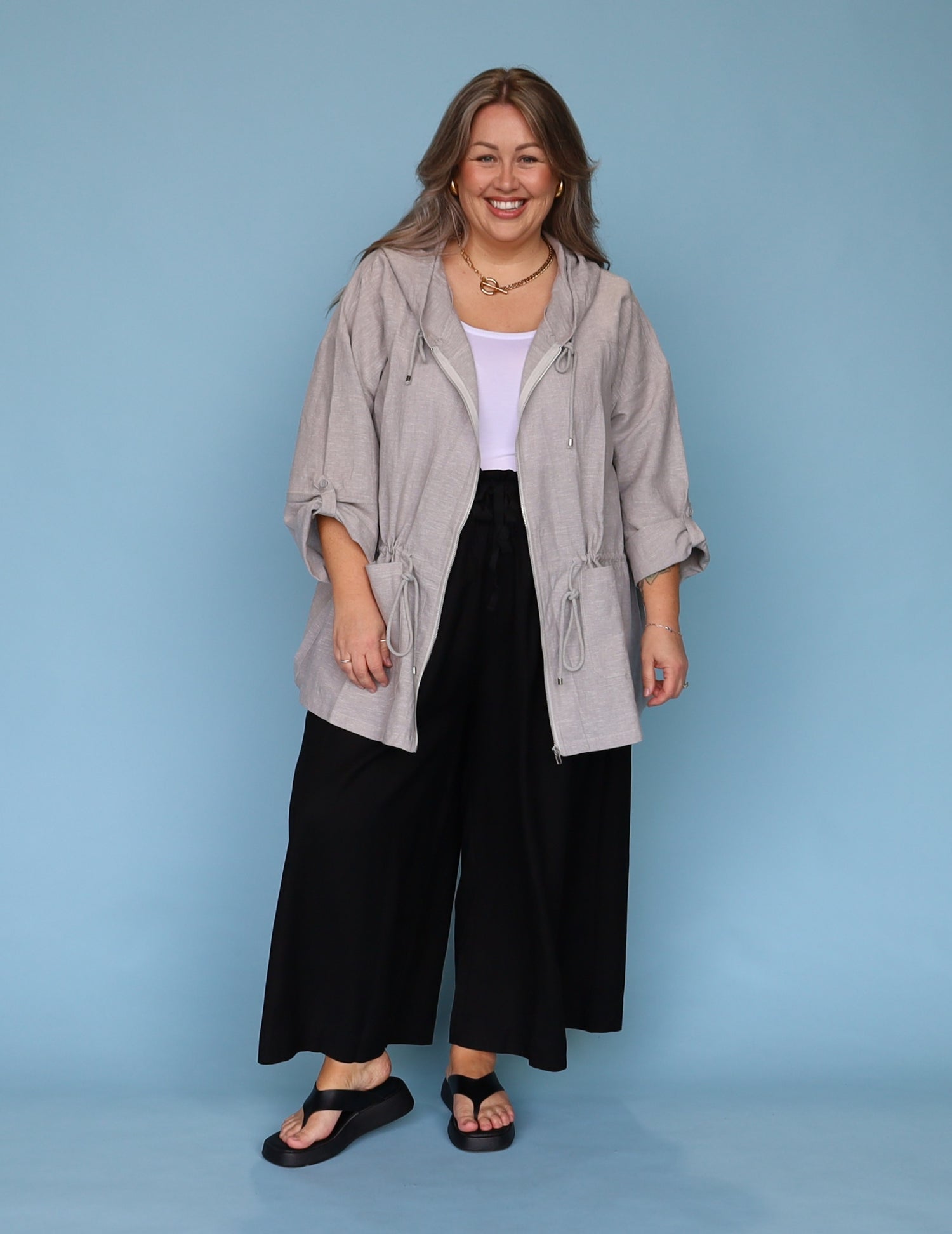 Milan Anorak - Grey Marle - Isla-Maree