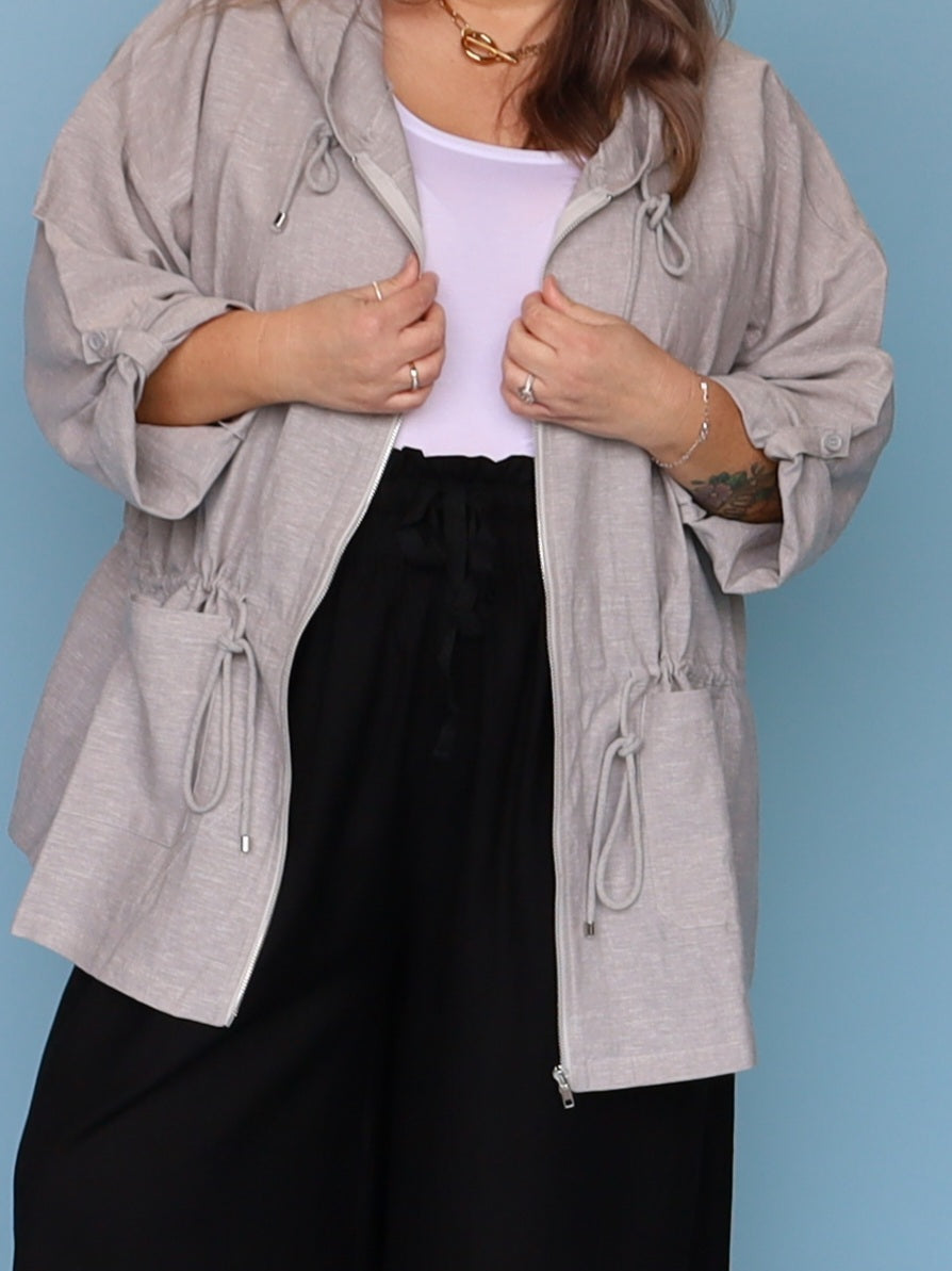 Milan Anorak - Grey Marle