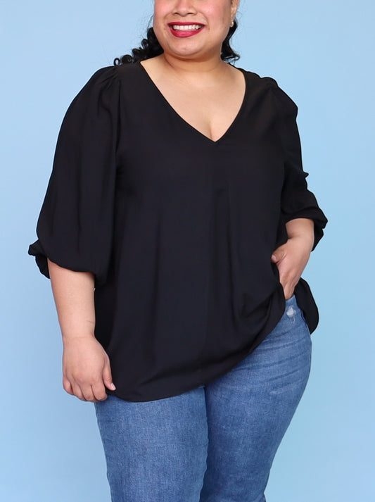 Delphine Top - Black