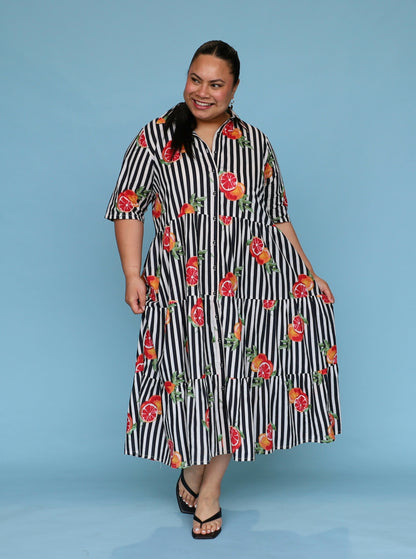 Jacquie Dress - Blood Orange