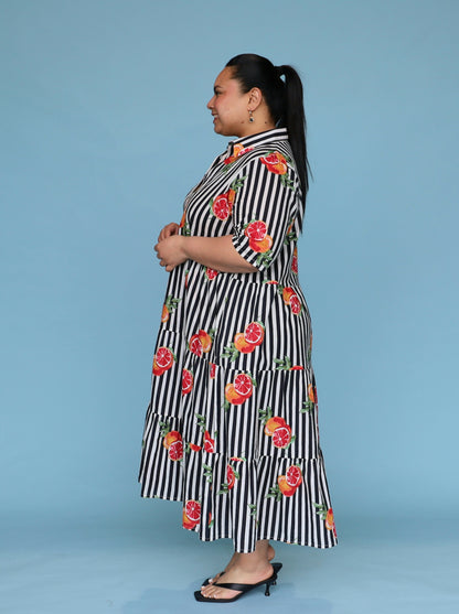 Jacquie Dress - Blood Orange