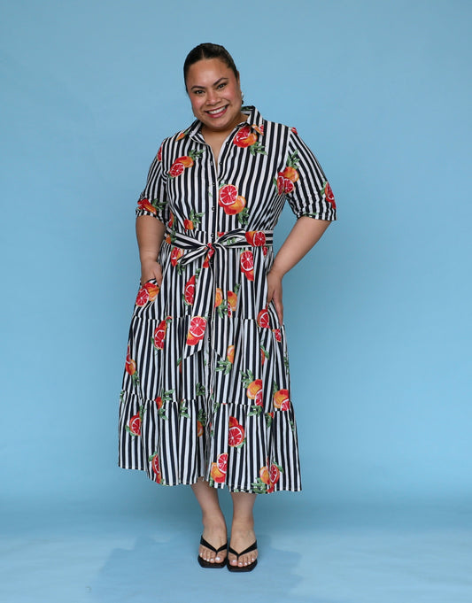 Jacquie Dress - Blood Orange