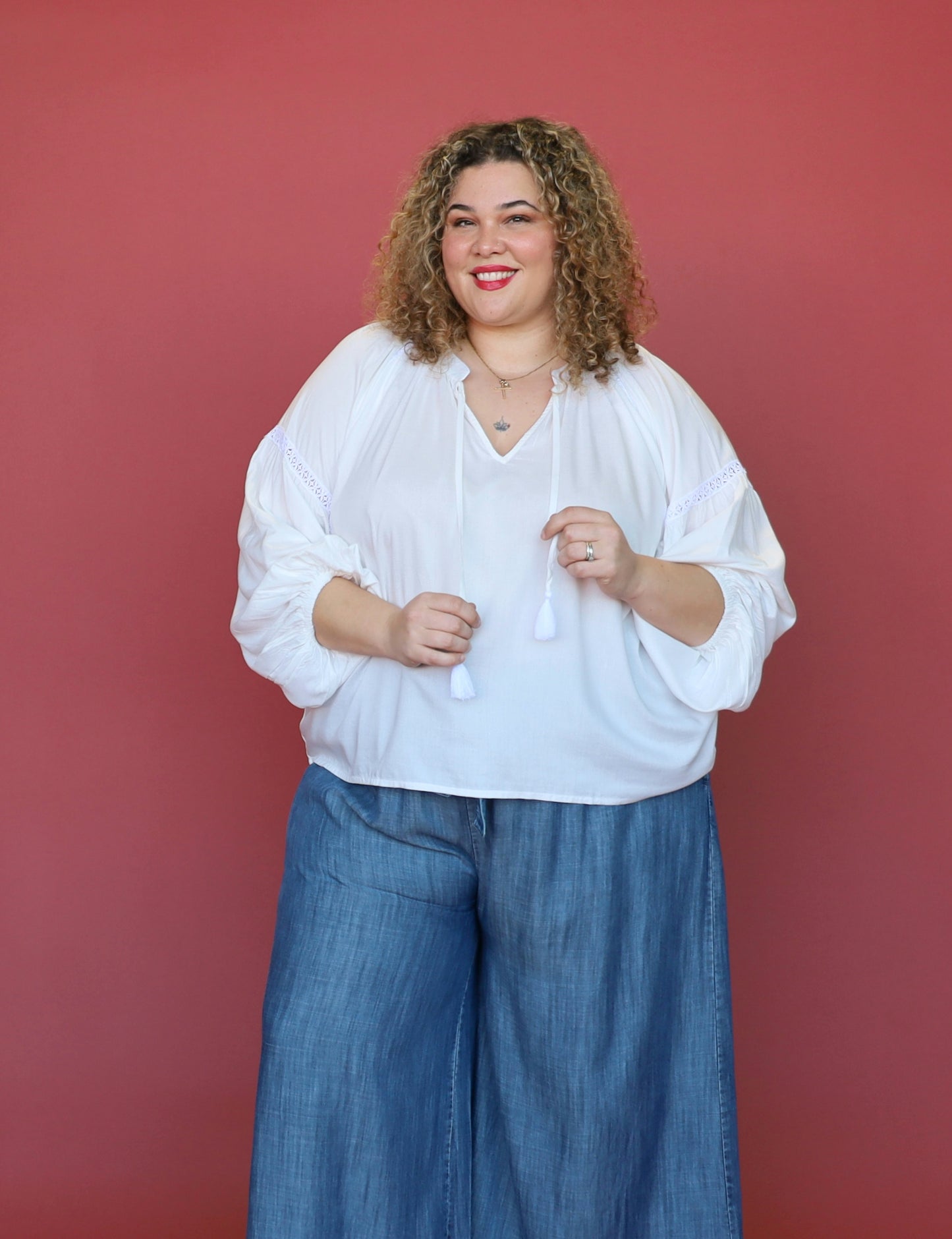 Sara Blouse - Vanilla