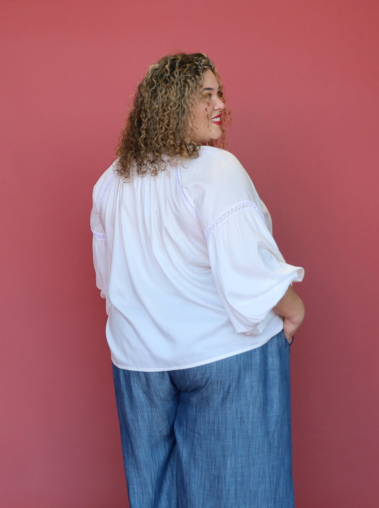 Sara Blouse - Vanilla