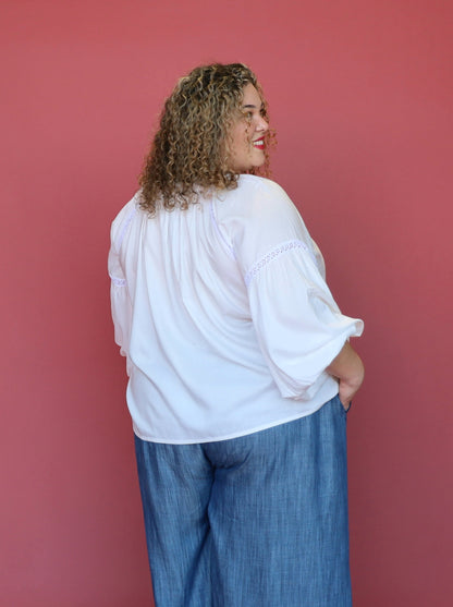 Sara Blouse - Vanilla