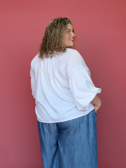 Sara Blouse - Vanilla