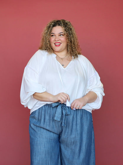 Sara Blouse - Vanilla