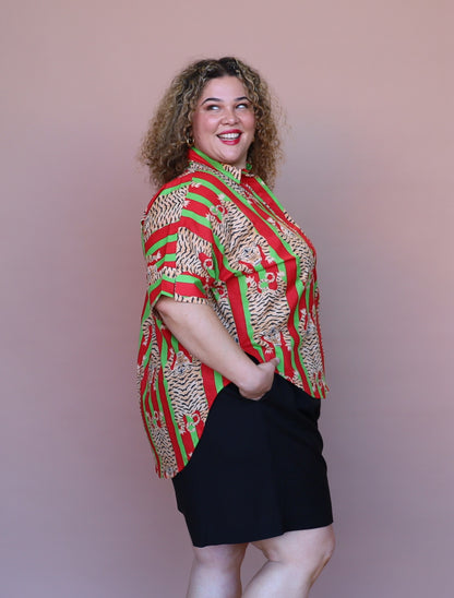 St Tropez Shirt - Luxe Tibetan Tiger