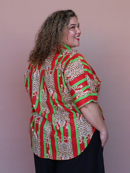 St Tropez Shirt - Luxe Tibetan Tiger
