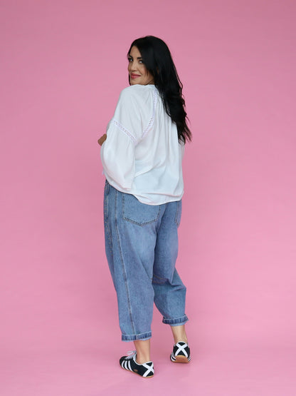 Sara Blouse - Vanilla