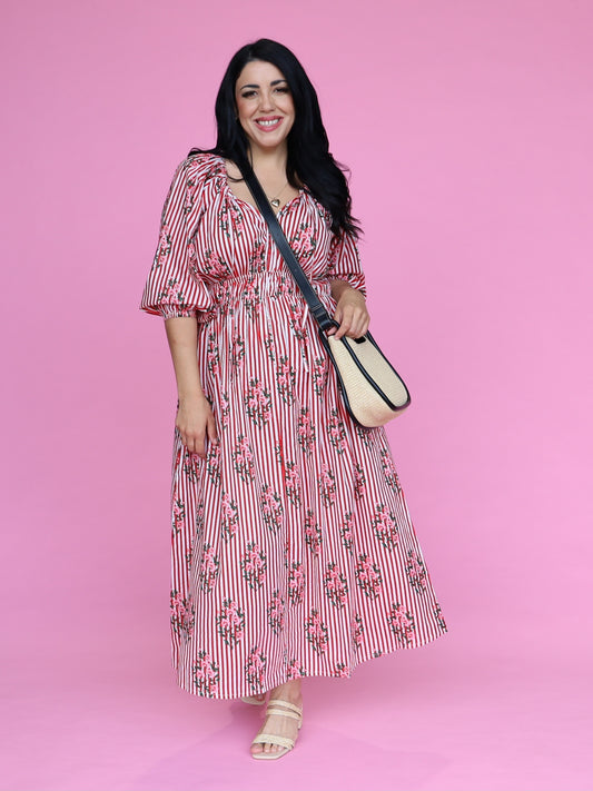 Peyton Dress - Candy Stripe