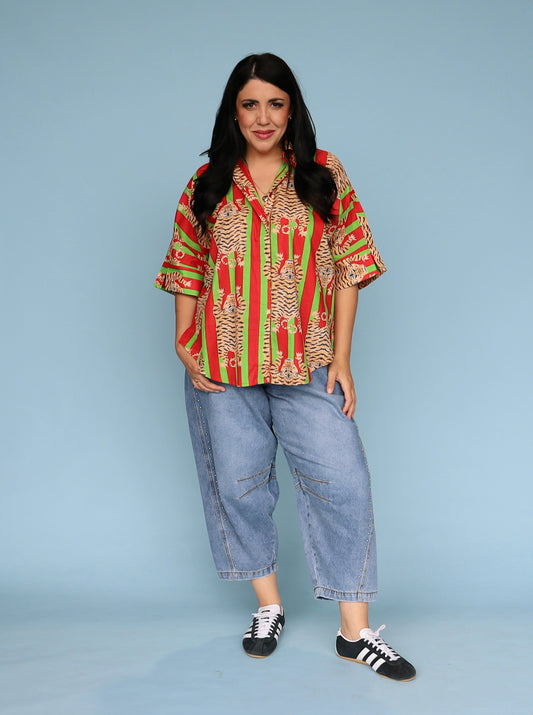 St Tropez Shirt - Luxe Tibetan Tiger