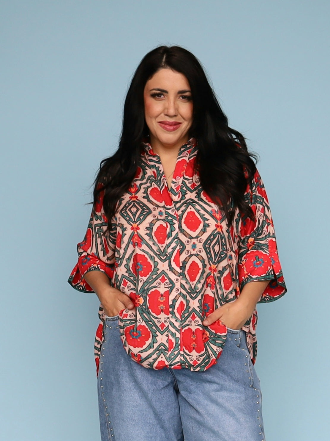 St Tropez Shirt - Pomegranate