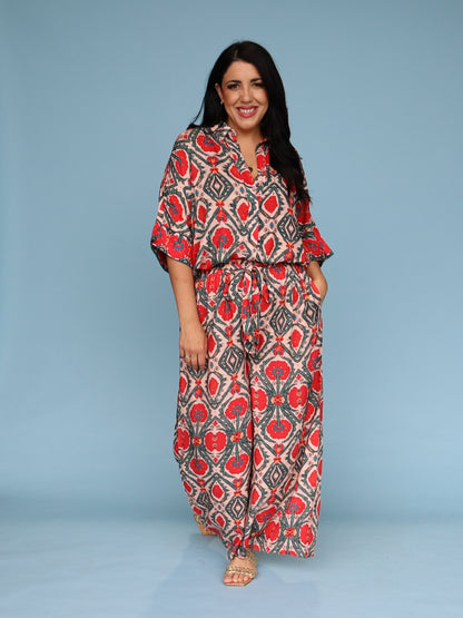 St Tropez Shirt - Pomegranate