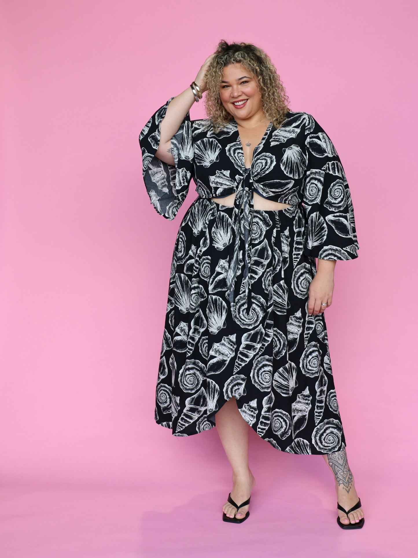 Joplin Maxi - Black Seashells