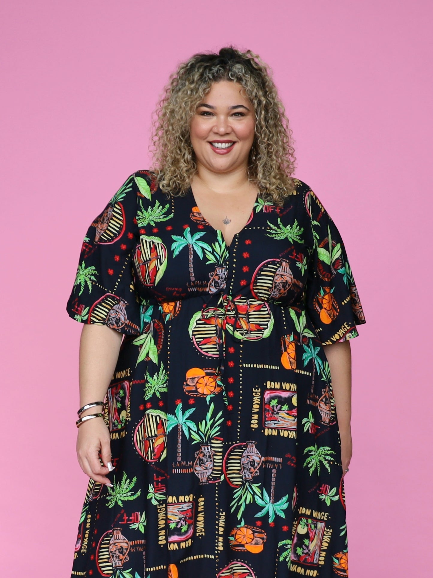 Juney Dress - Bon Voyage