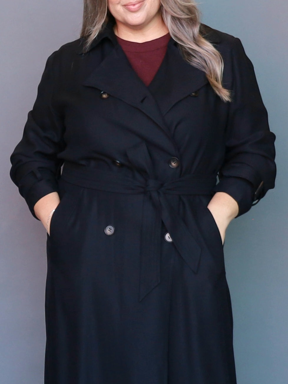 London Calling Trench - Black - Isla-Maree