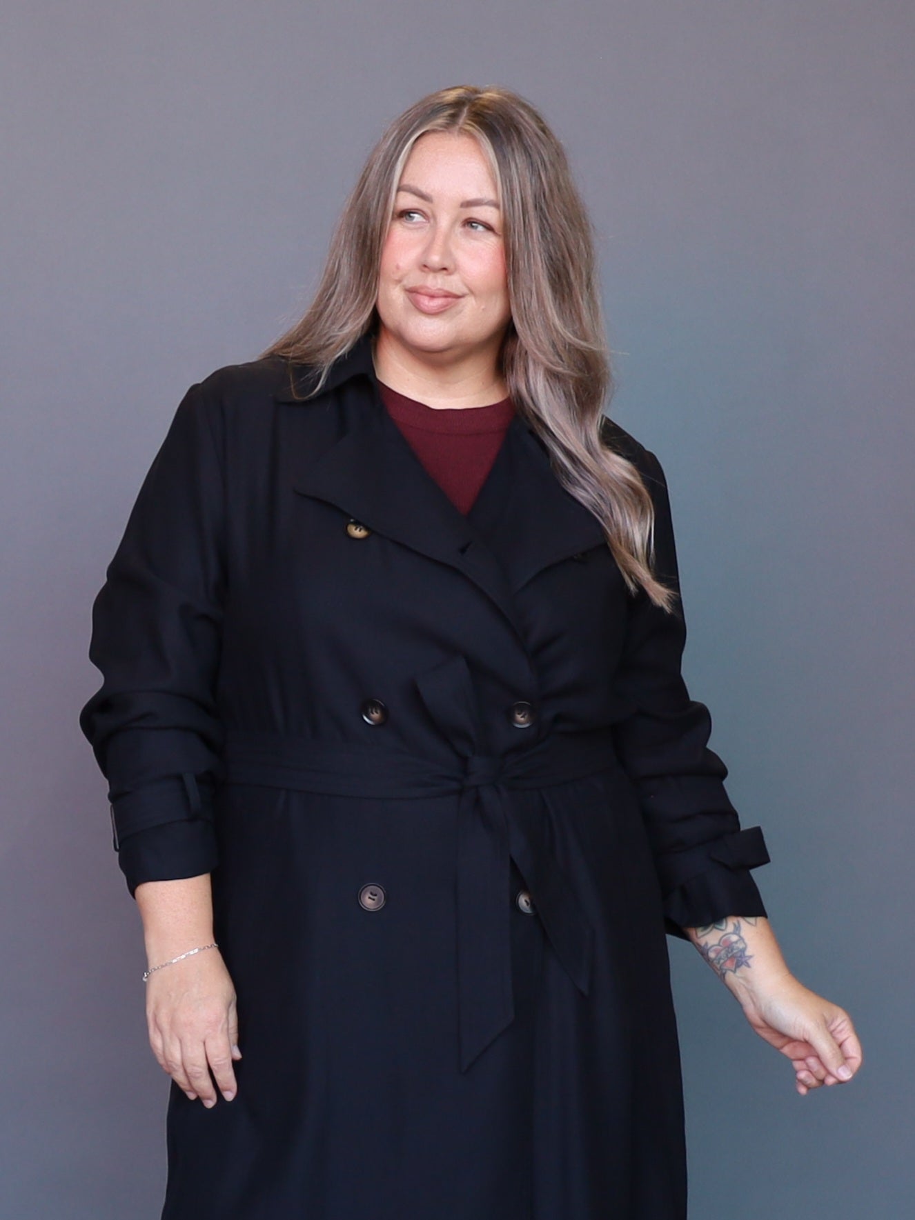 London Calling Trench - Black - Isla-Maree