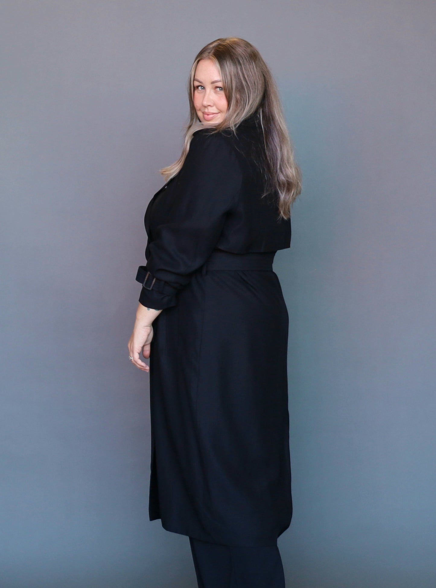 London Calling Trench - Black - Isla-Maree