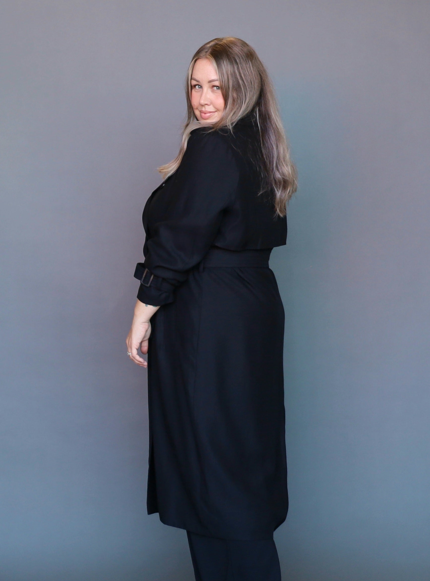 London Calling Trench - Black - Isla-Maree