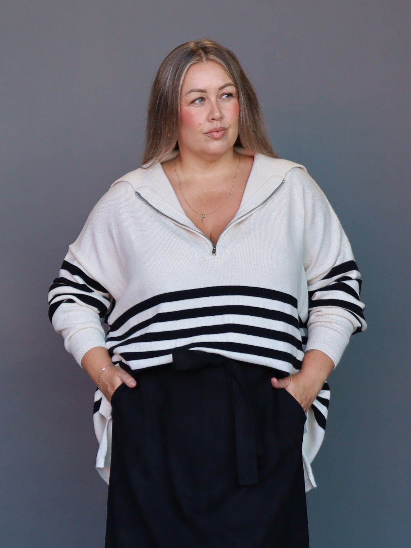 Finn Jumper - Ivory - Isla-Maree