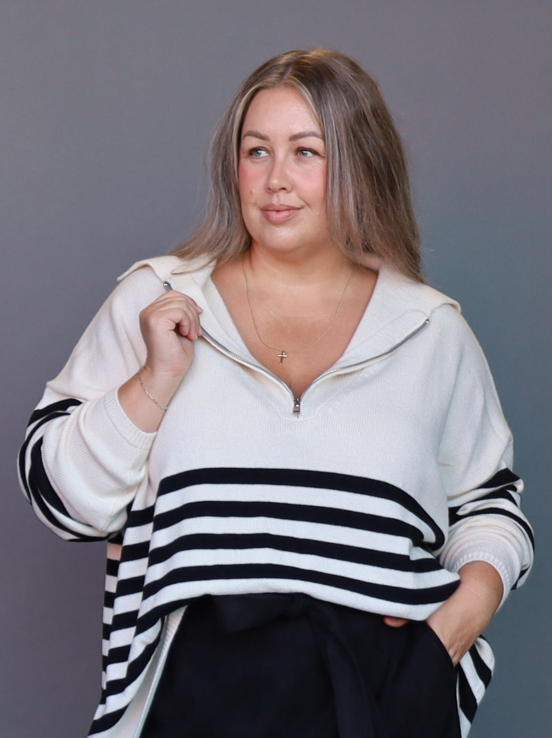 Finn Jumper - Ivory - Isla-Maree