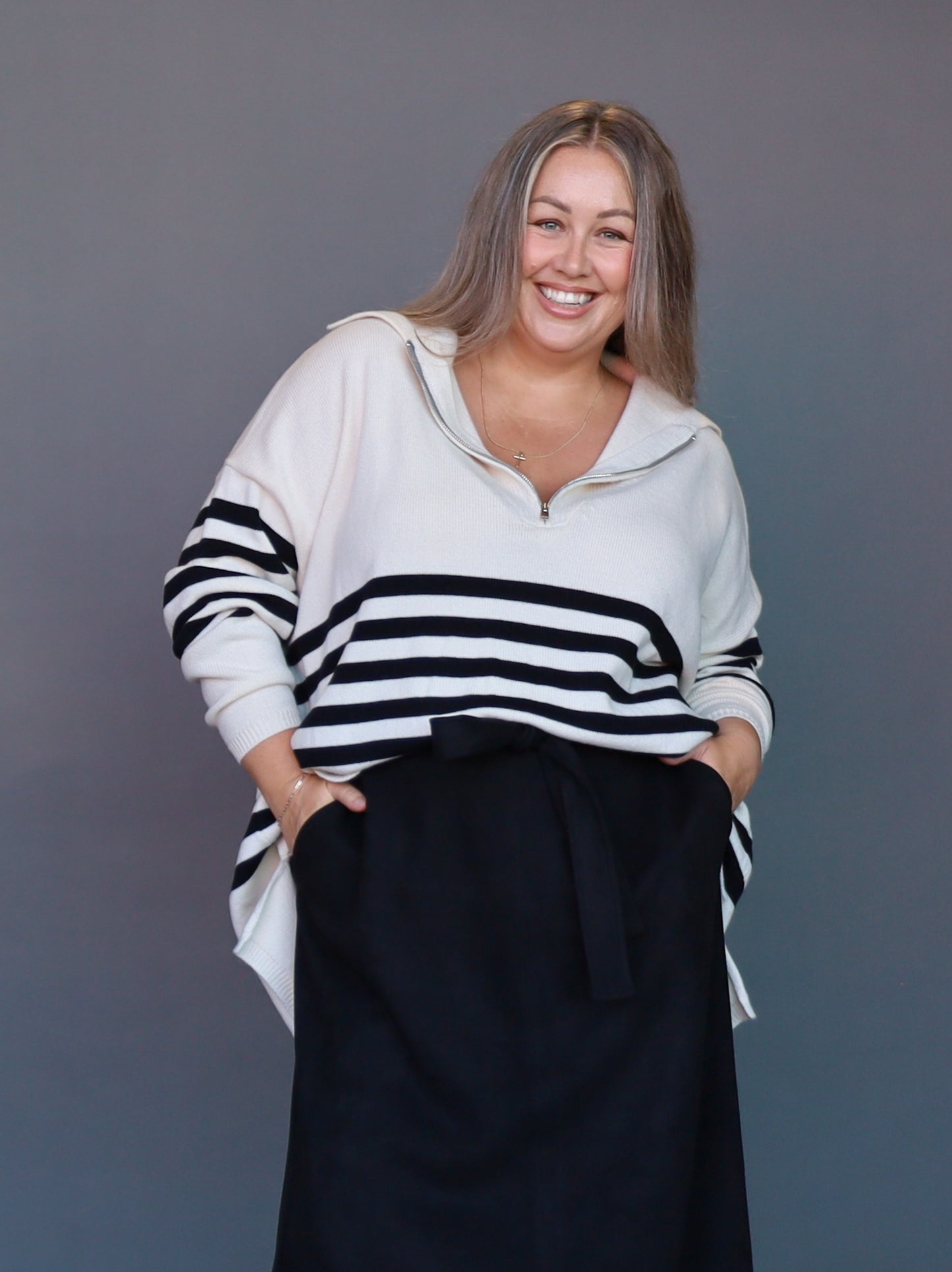 Finn Jumper - Ivory - Isla-Maree
