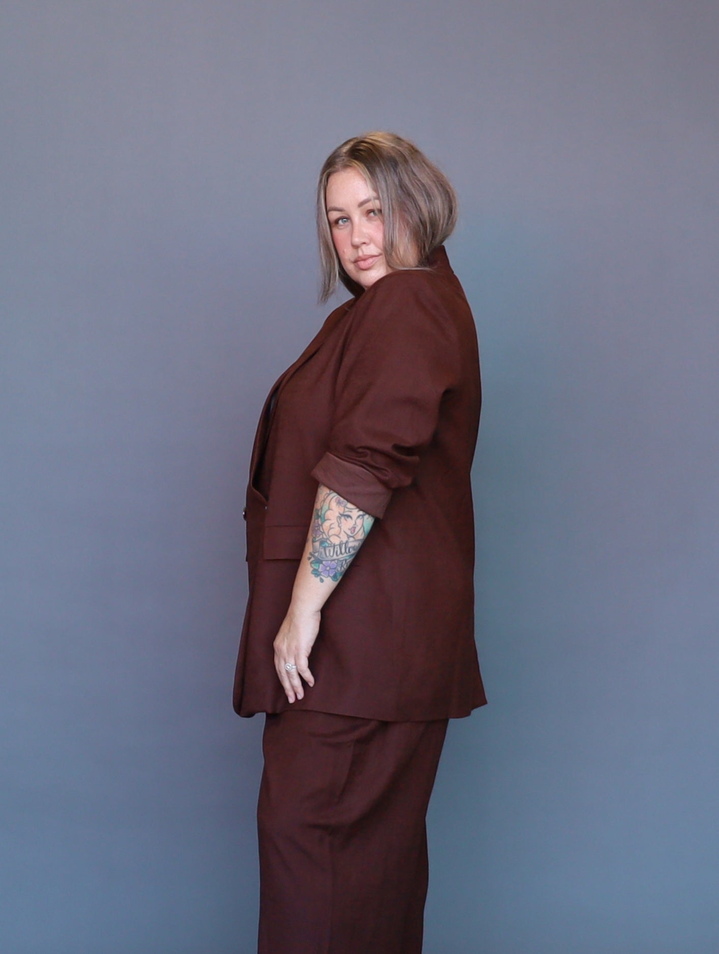 Candice Blazer - Chocolate - Isla-Maree