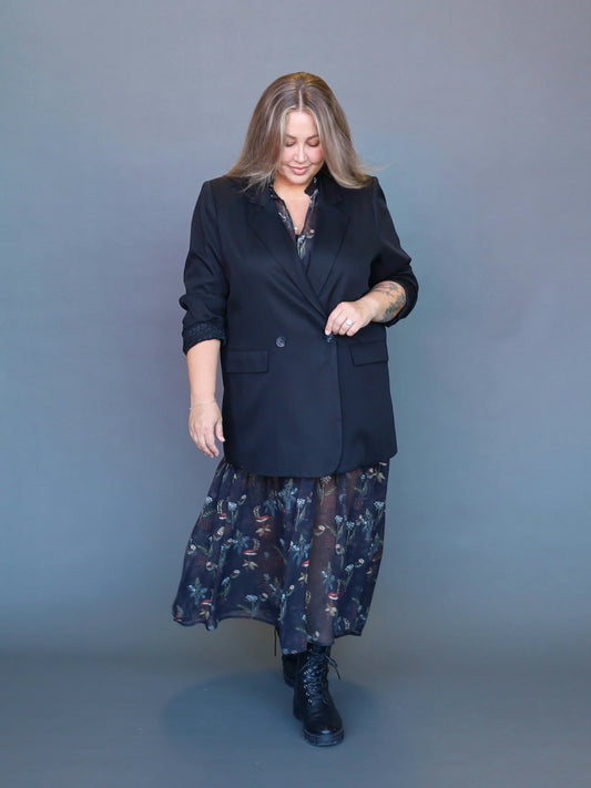 Candice Blazer - Black Leppy - Isla-Maree