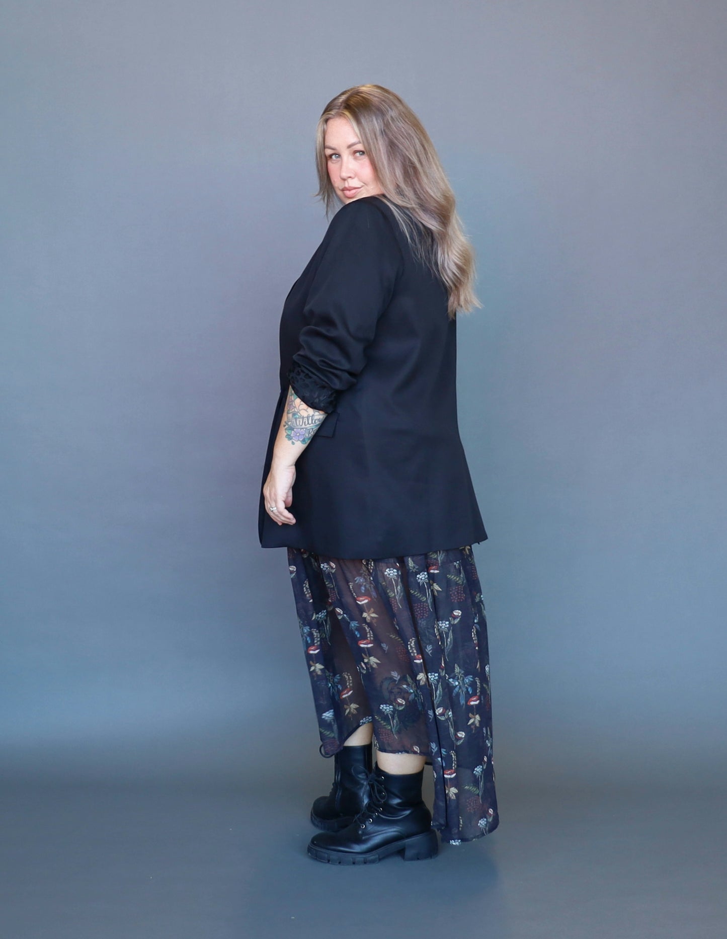 Candice Blazer - Black Leppy - Isla-Maree