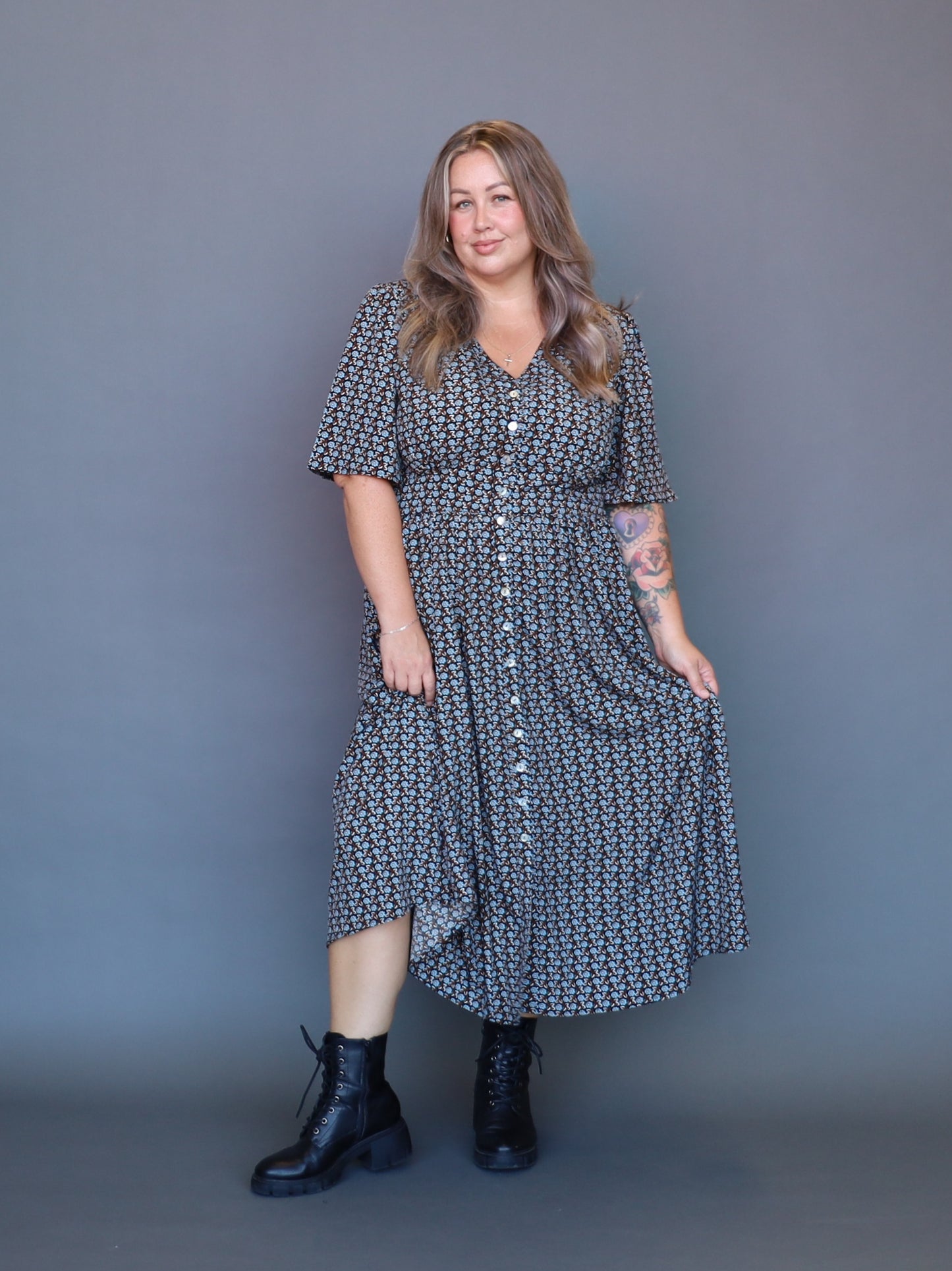 Minnie Dress - Forget Me Not - Isla-Maree