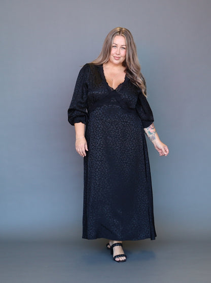 Carly Dress - Black Leppy - Isla-Maree