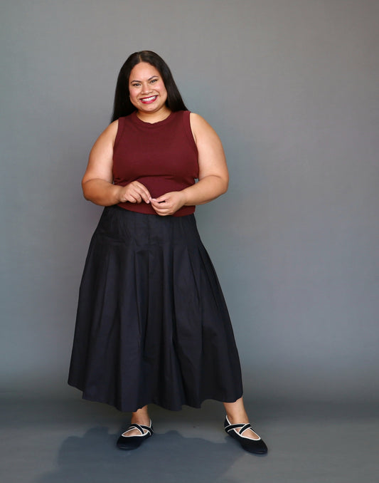 Skater Skirt - Black - Isla-Maree