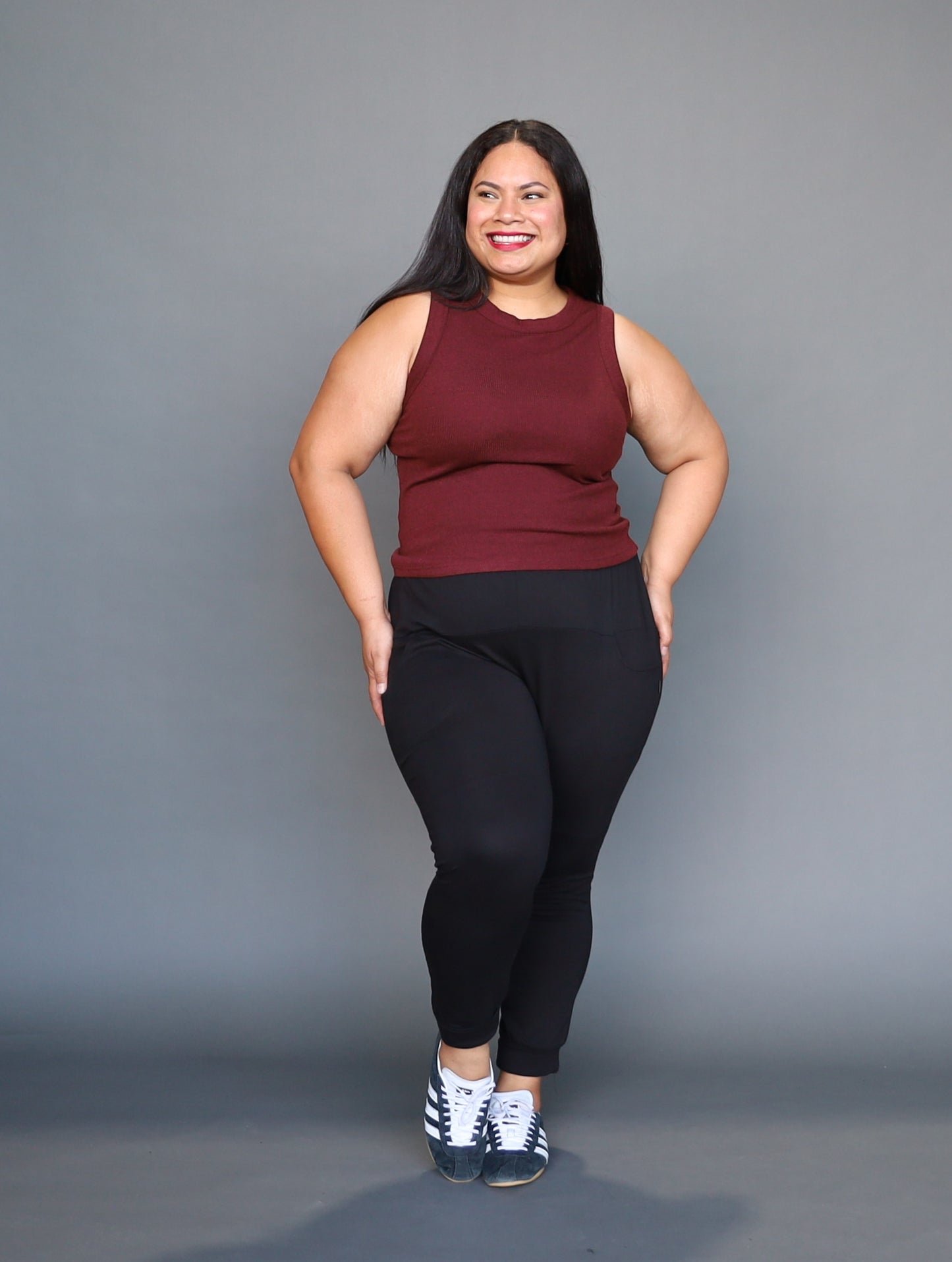 Ribbed Tank - Merlot