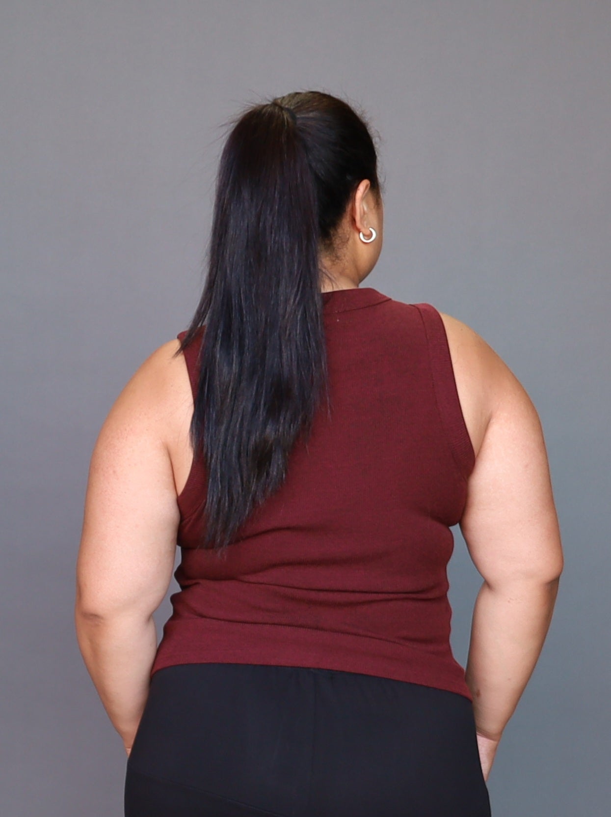 Ribbed Tank - Merlot