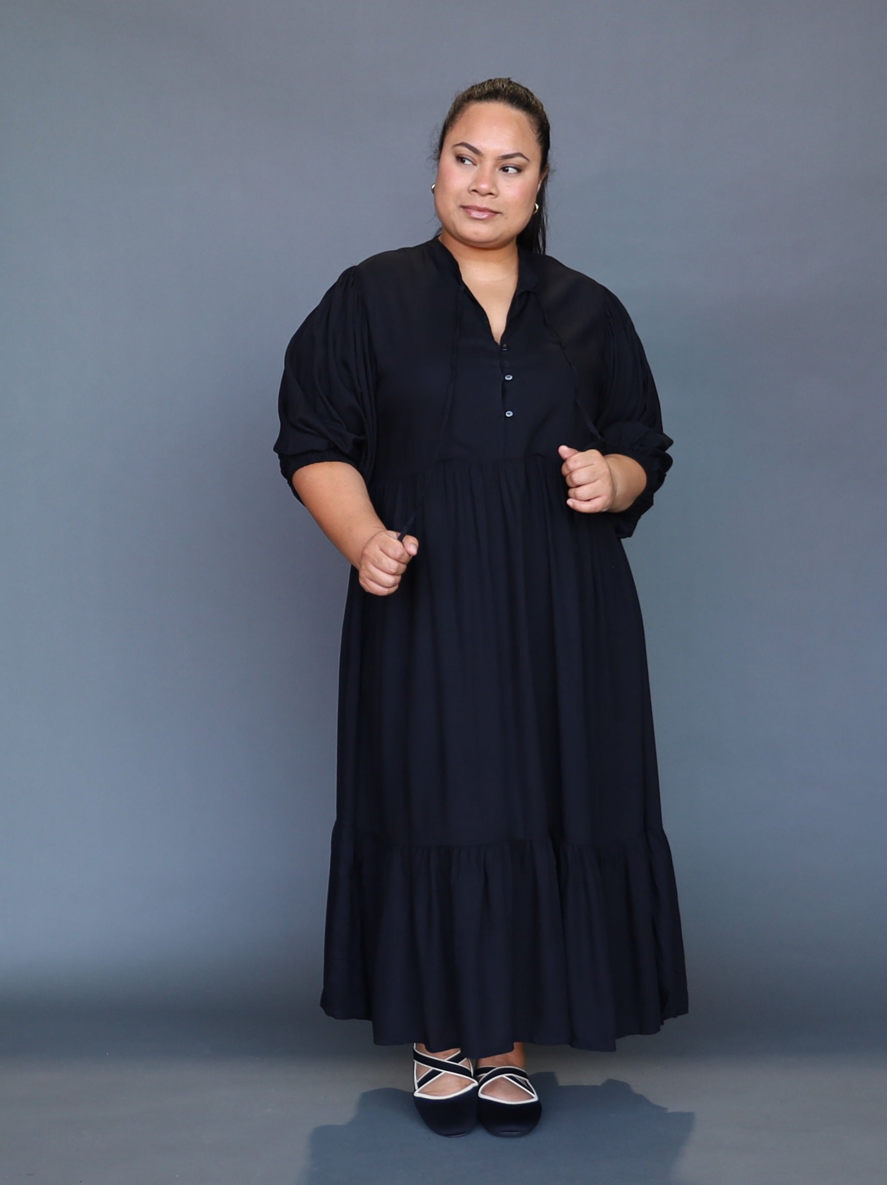 Delilah Dress - Black - Isla-Maree