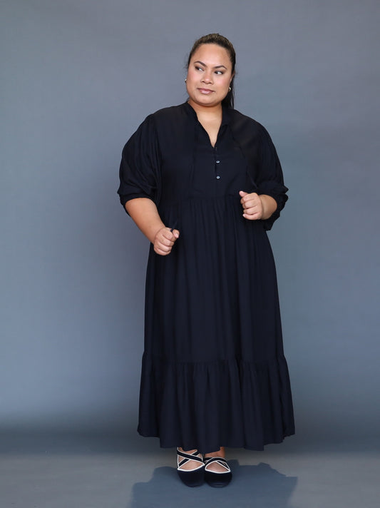 Delilah Dress - Black - Isla-Maree